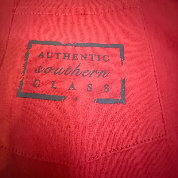 Southern Marsh Red Long Sleeve Tee - Picture 5 of 6